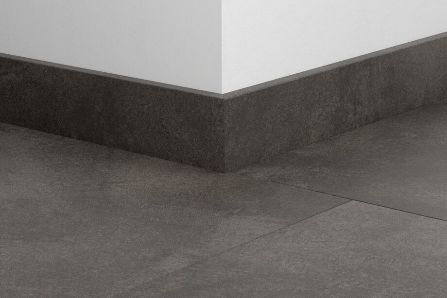Skirting board Quick-Step Soft Graphite for LVT vinyl flooring, waterproof, 12x58x2400 mm Skirting board Quick-Step Soft Graphite for LVT vinyl flooring, waterproof, 12x58x2400 mm