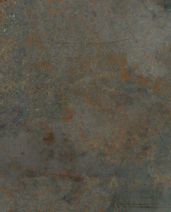 Rusted metal-effect porcelain floor tile Dune Diurne Oxide, 60x120 cm, 10 mm, rust brown