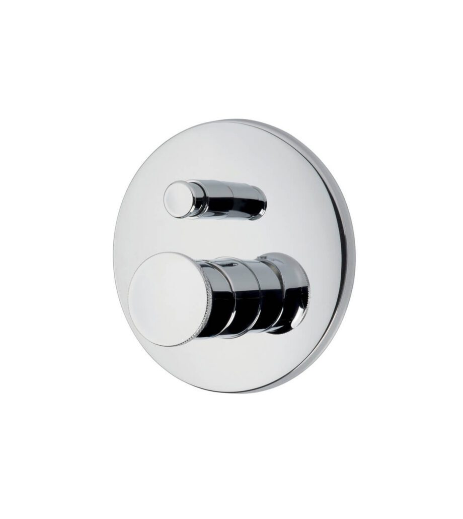 Concealed shower mixer Emmevi Filobrass 85019, 2 outlets, push-button, chrome Concealed shower mixer Emmevi Filobrass 85019, 2 outlets, push-button – 2