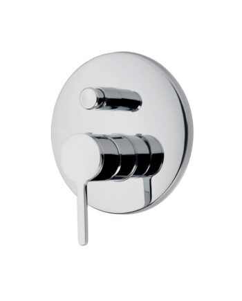 Concealed shower mixer Emmevi Filobrass 85019, 2 outlets, push-button