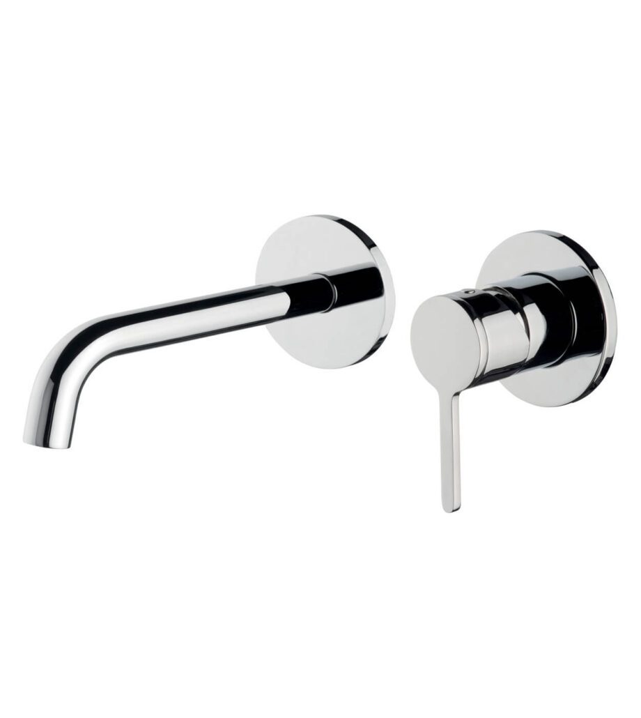 Wall-mounted basin mixer Emmevi Filobrass 85155, separate rosettes, chrome Wall-mounted basin mixer Emmevi Filobrass 85155, separate rosettes