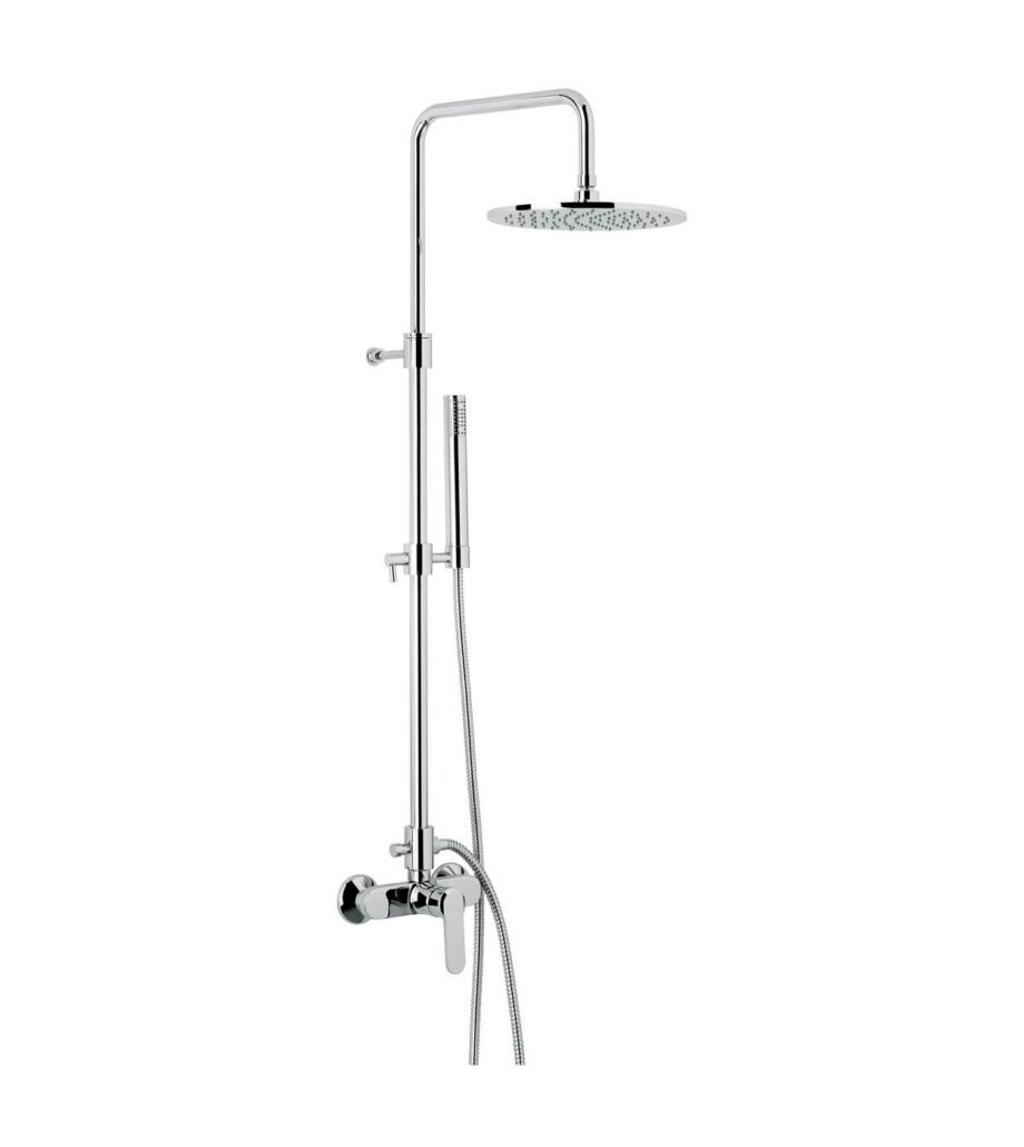 Shower column with mixer Emmevi Nefer 7700284, chrome Shower column with mixer Emmevi Nefer 7700284