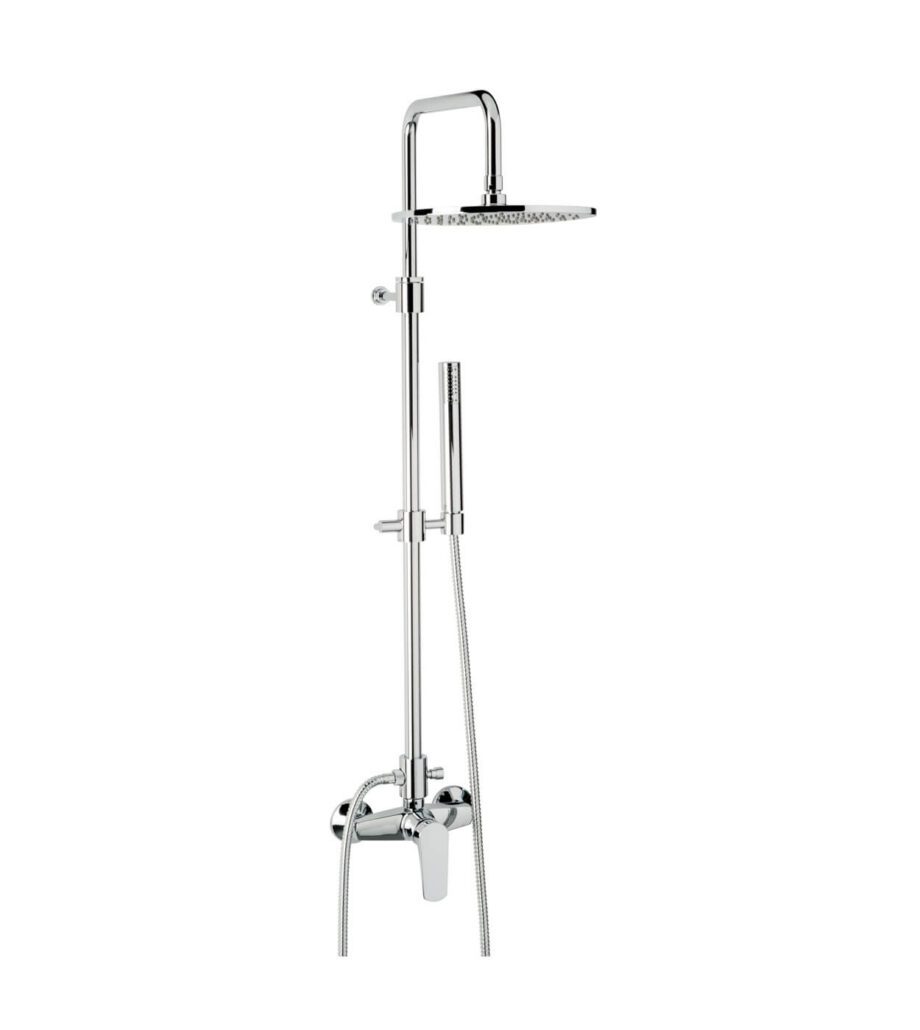Shower column with mixer Emmevi Nicla 8900284, overhead Ø 250 mm, chrome Shower column with mixer Emmevi Nicla 8900284, overhead Ø 250 mm