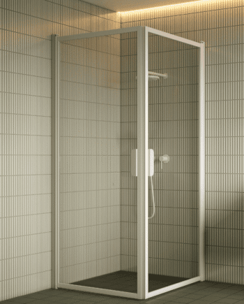 Shower enclosure Hietakari Bläk 757 New York, hinged door + hinged door