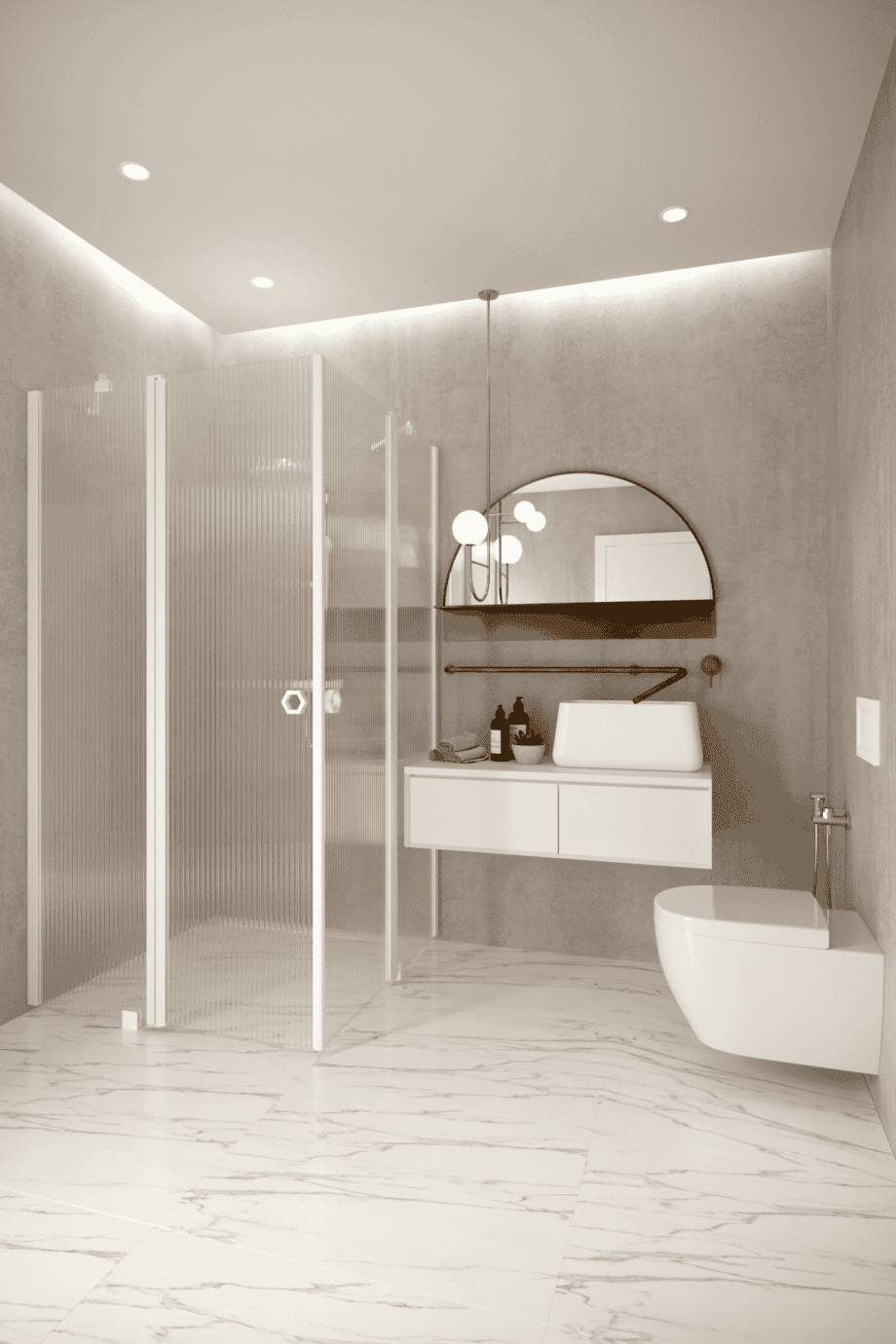 Shower enclosure Hietakari Forma 379, hinged door with fixed part + hinged door with fixed part
