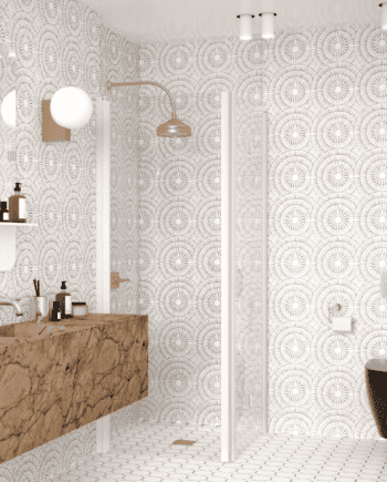 Shower enclosure Hietakari Infinia 256, hinged door + folding door