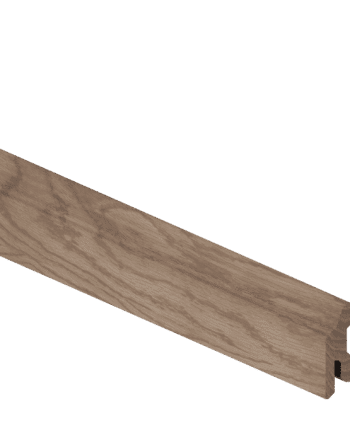 Skirting board oak, solid wood, 13x45x2700 mm