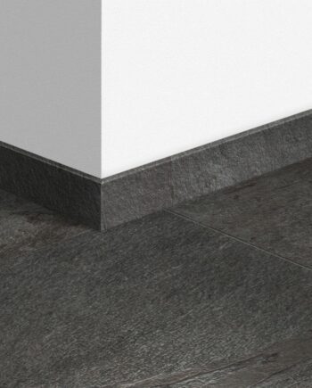 Skirting board Quick-Step Black Slate for LVT vinyl flooring, waterproof, 12x58x2400 mm