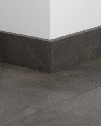 Skirting board Quick-Step Soft Graphite for LVT vinyl flooring, waterproof, 12x58x2400 mm