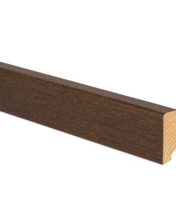 Skirting board Thede & Witte Cube 40, oak Darkbrown, 15 x 40 x 2400 mm