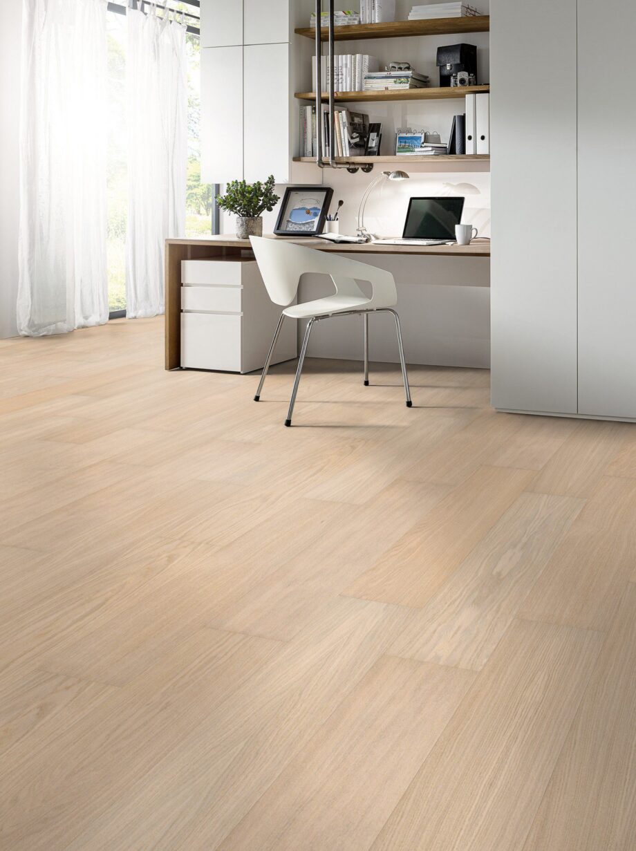 Engineered Oak Flooring Parky Pro Milk Oak Premium, brushed, super matt lacquer, 1-strip, 1203 x 190 x 7.2 mm – 2