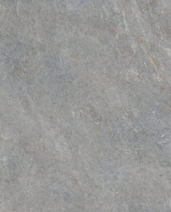Stone-effect matt porcelain floor tile Tau Caribbean Silver, 120x120 cm, 9 mm, silver grey, rectified