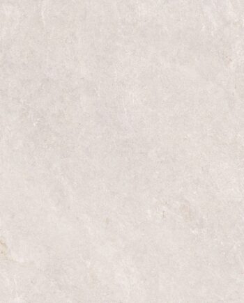 Stone-effect matt porcelain floor tile Tau Caribbean White, 90x90 cm, white, rectified