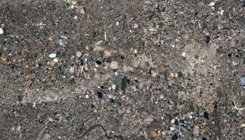 Stone-effect matt porcelain floor tile Tau Mainstone Graphite, 15x120 cm, graphite grey, rectified
