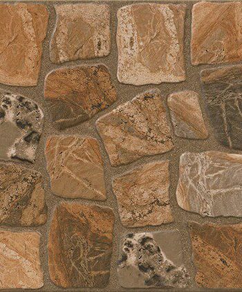 Stone-effect matt porcelain floor tile Vilio Brown, 30x30 cm, 8 mm, brown, R9