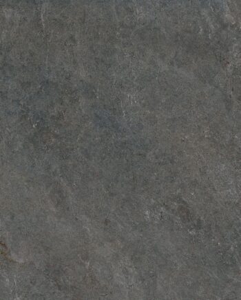 Stone-effect semi-polished porcelain floor tile Tau Caribbean Graphite SP, 90x90 cm, graphite grey, rectified