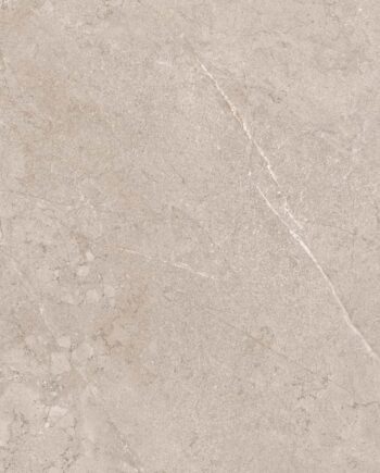 Stone-effect textured porcelain floor tile Tau Lithos TXT Pearl, 100x100 cm, pearl grey, R10, rectified