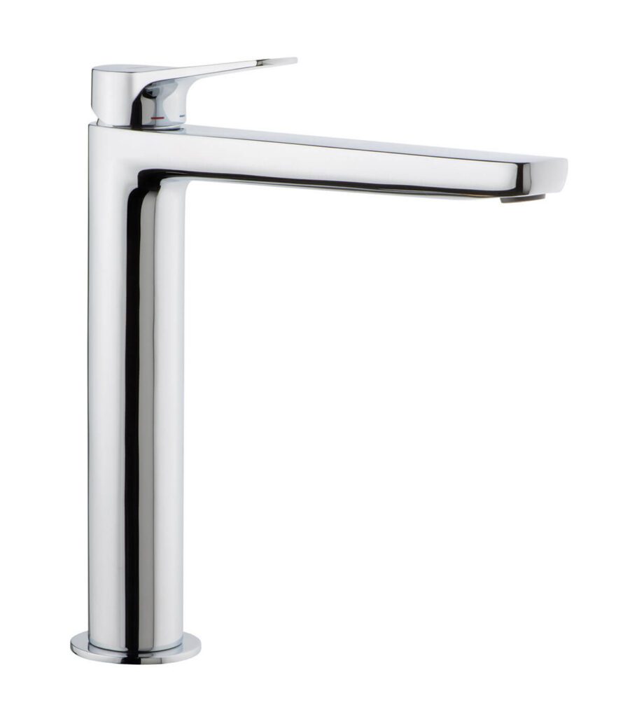 Tall basin mixer Emmevi Altura 34006 with click-clack waste, chrome Tall basin mixer Emmevi Altura 34006 with click-clack waste