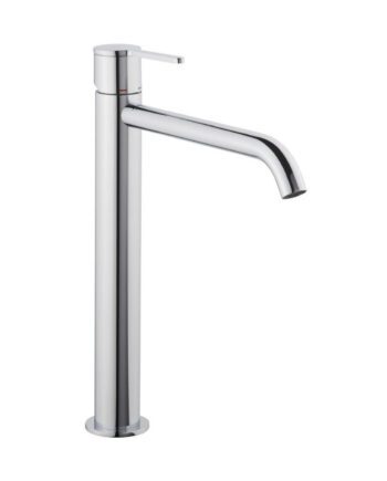 Tall basin mixer Emmevi Filobrass 85003BIG with click-clack waste