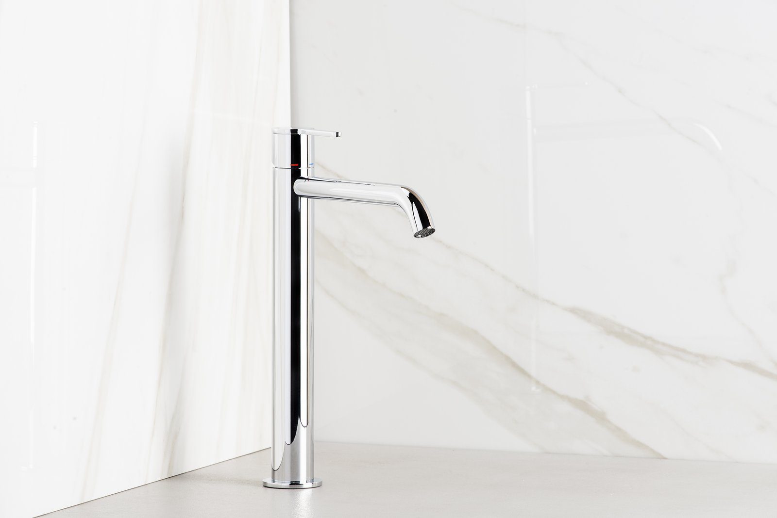 Tall basin mixer Emmevi Filobrass 85003BIG with click-clack waste – 2