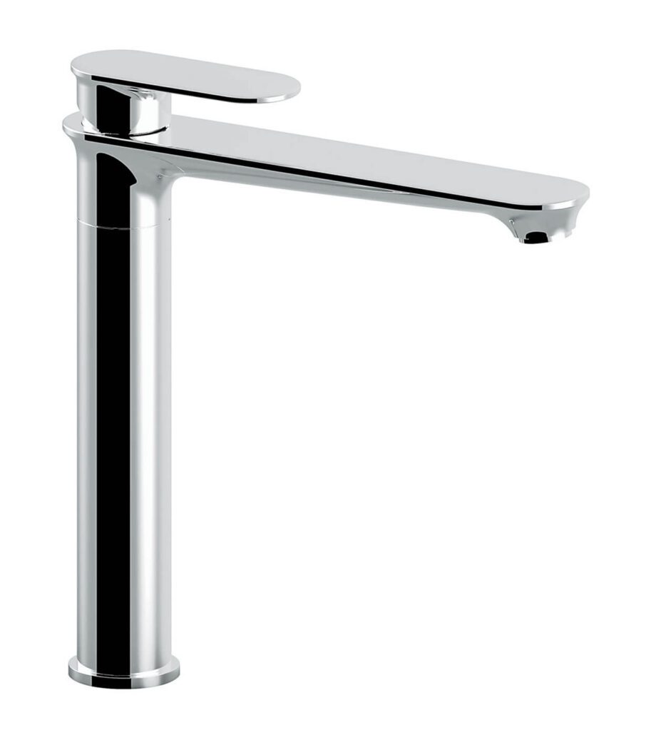 Tall basin mixer Emmevi Kiry 88003BIG with click-clack waste, chrome Tall basin mixer Emmevi Kiry 88003BIG with click-clack waste