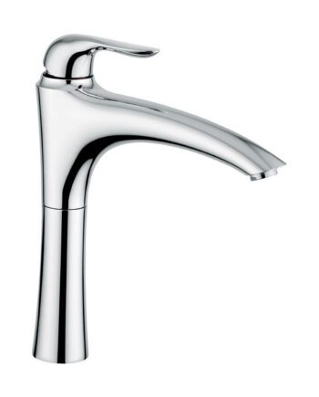 Tall basin mixer Emmevi Neco 91006 with click-clack waste