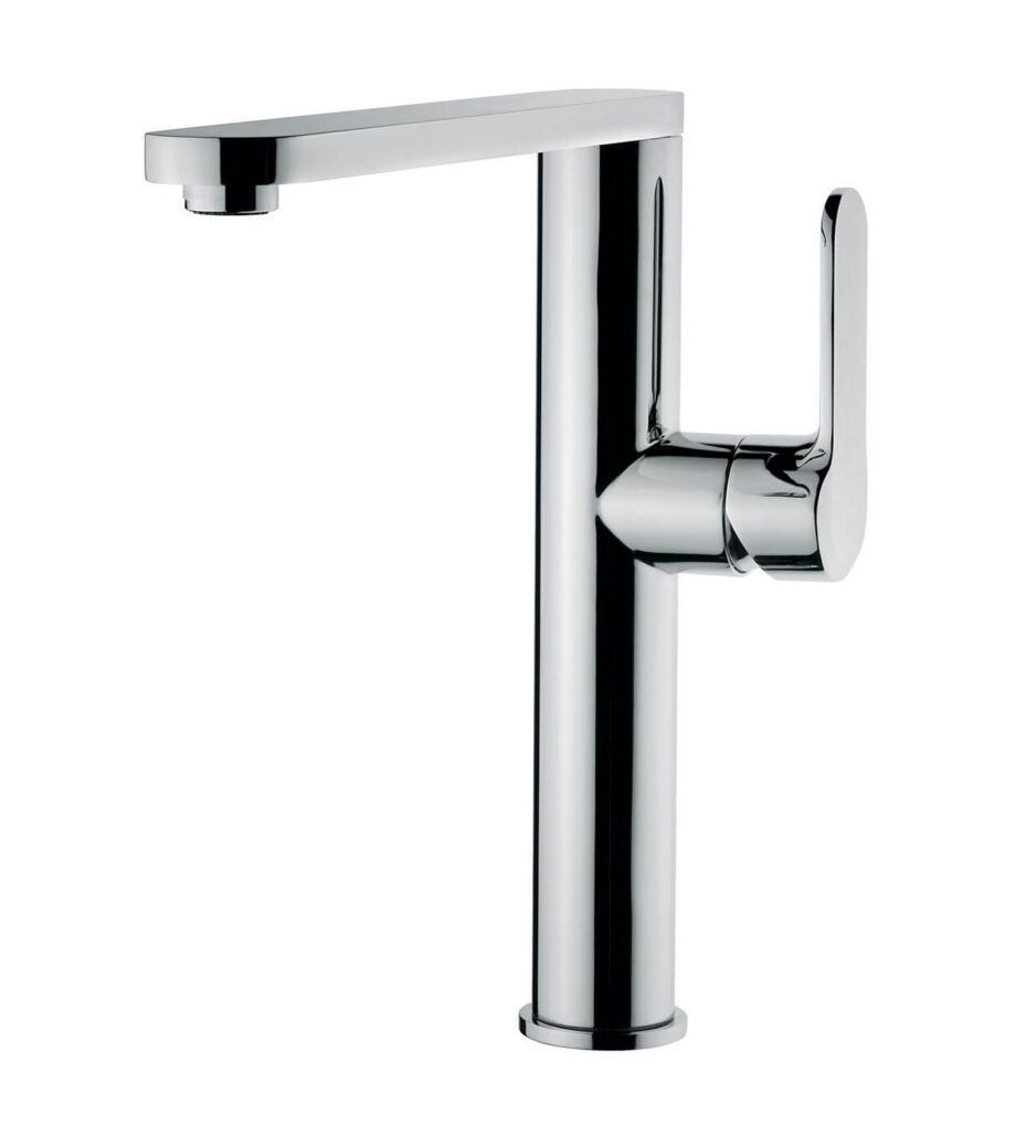 Tall basin mixer Emmevi Nefer 77006 with click-clack waste