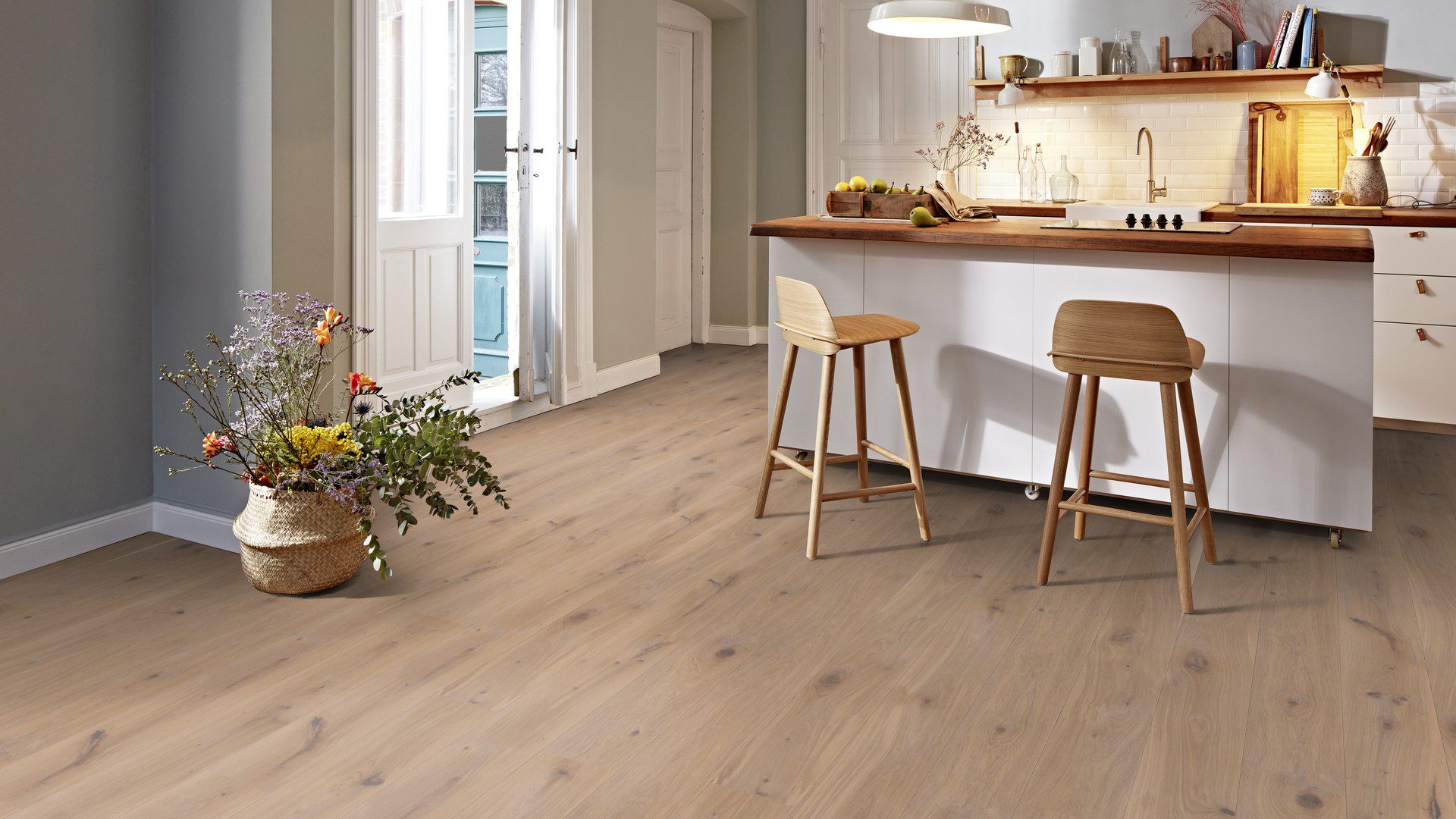 Tammeparkett Bauwerk Casapark tamm 46 Farina harjatud õlivaha 181mm