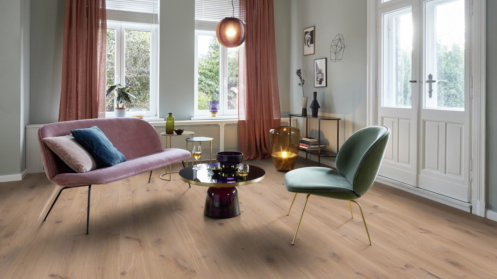 Tammeparkett Bauwerk Casapark tamm 46 Farina harjatud õlivaha 181mm