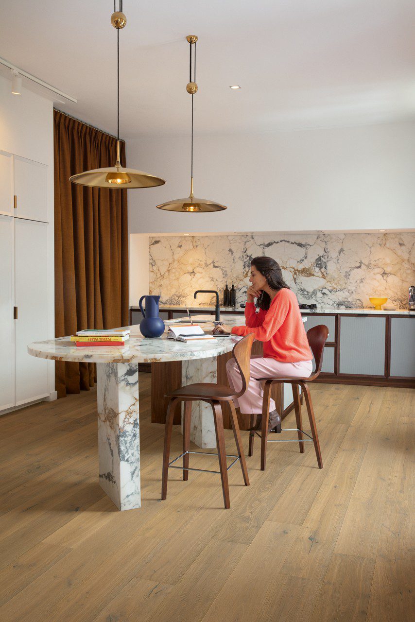 Tammeparkett Quick-Step Cascada Mustard Oak eriti matt lakk, veekindel 190mm