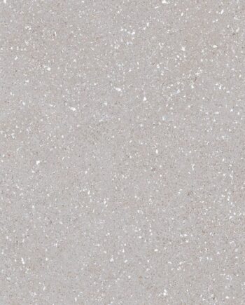 Terrazzo effect matt porcelain floor tile Tau Sassy Silver, 60x120 cm, 10.5 mm, silver grey, R10, rectified