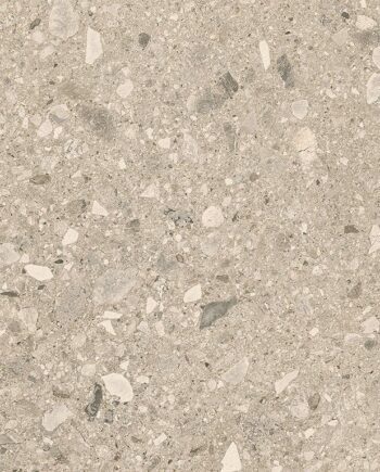 Keramisk terrassplatta i terrazzolook Terrazzo Stone Mocca – terrassplatta
