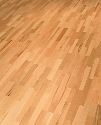 Beech parquet Thede & Witte Euro 3-strip, country, matt lacquered, 3-strip, 2200 x 204 x 14 mm