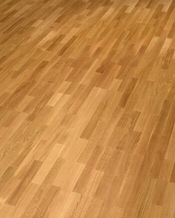 Oak parquet Thede & Witte Euro 3-strip, nature, matt lacquered, 3-strip, 2200 x 204 x 14 mm