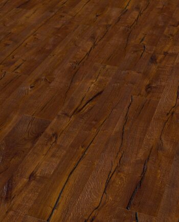 Oak parquet Thede & Witte Boston Oldwood, dark smoked, oiled, 1-strip, 2200 x 220 x 15 mm