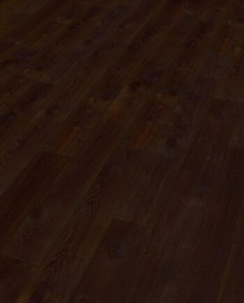 Oak parquet Thede & Witte Boston, Darkblack, deep smoked, oiled, 1-strip, 1900 x 189 x 15 mm