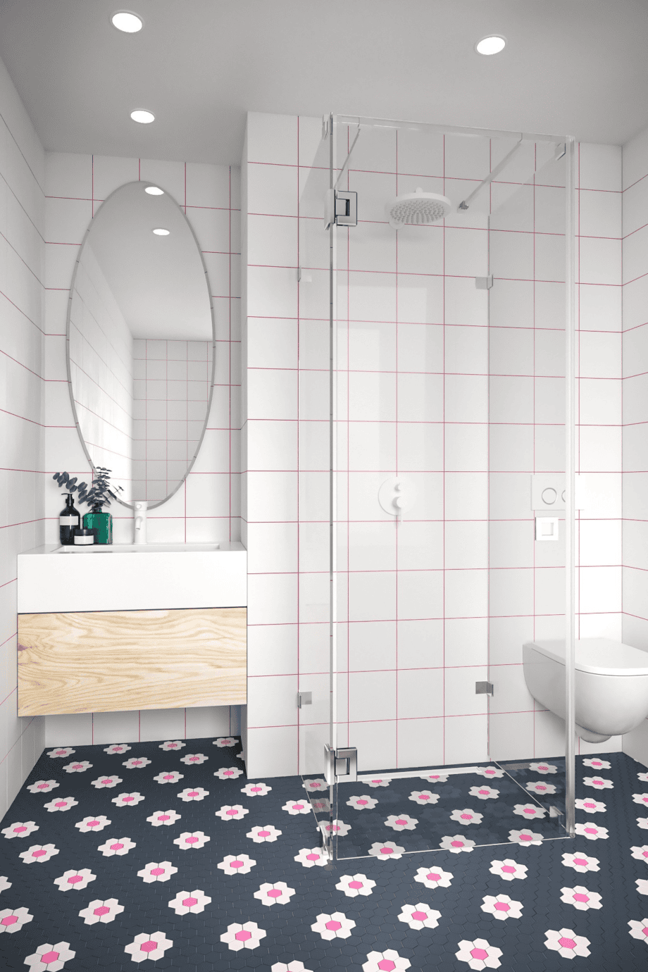U-shaped shower enclosure Hietakari Vetro 560, chrome fittings, clear glass U-shaped shower enclosure Hietakari Vetro 560, chrome fittings, clear glass