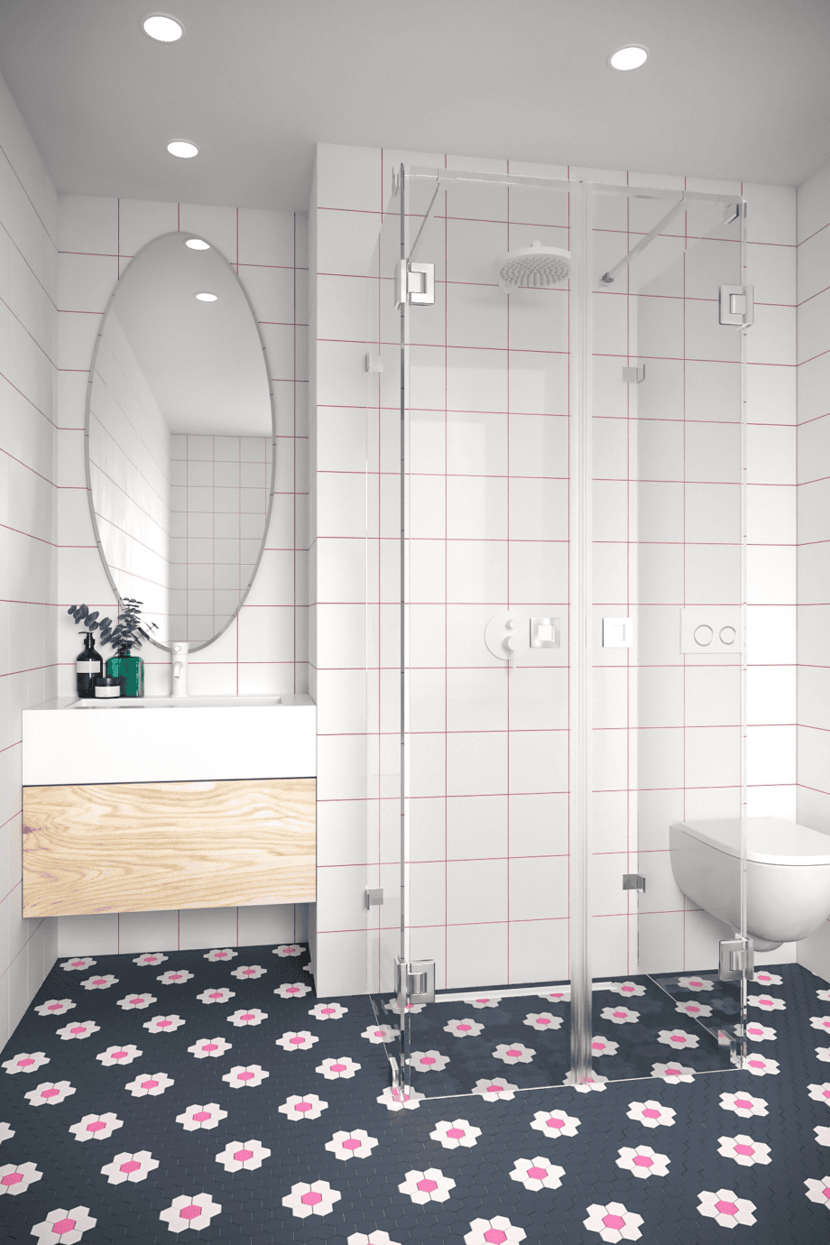 U-shaped shower enclosure Hietakari Vetro 562, chrome fittings, clear glass U-shaped shower enclosure Hietakari Vetro 562, chrome fittings, clear glass