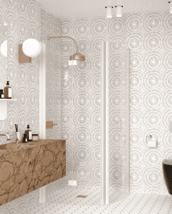 Curved shower enclosure Hietakari Infinia 273, folding door + folding door
