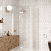 Curved shower enclosure Hietakari Infinia 273, folding door + folding door Curved shower enclosure Hietakari Infinia 273, folding door + folding door