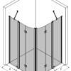 Curved shower enclosure Hietakari Infinia 278 – 3D drawing Curved shower enclosure Hietakari Infinia 278 – 3D drawing