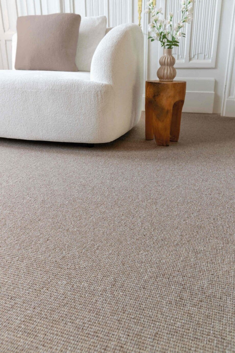 Wool Carpet Creatuft Porto 1 White – view 3 Wool Carpet Creatuft Porto 40 Greige – 3