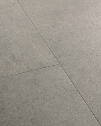 Vinyl parquet SPC Quick Step concrete rock alpha tiles, beveled