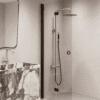 Folding shower screen Hietakari Forma 303 – view 5 Folding shower screen Hietakari Forma 303 – 5