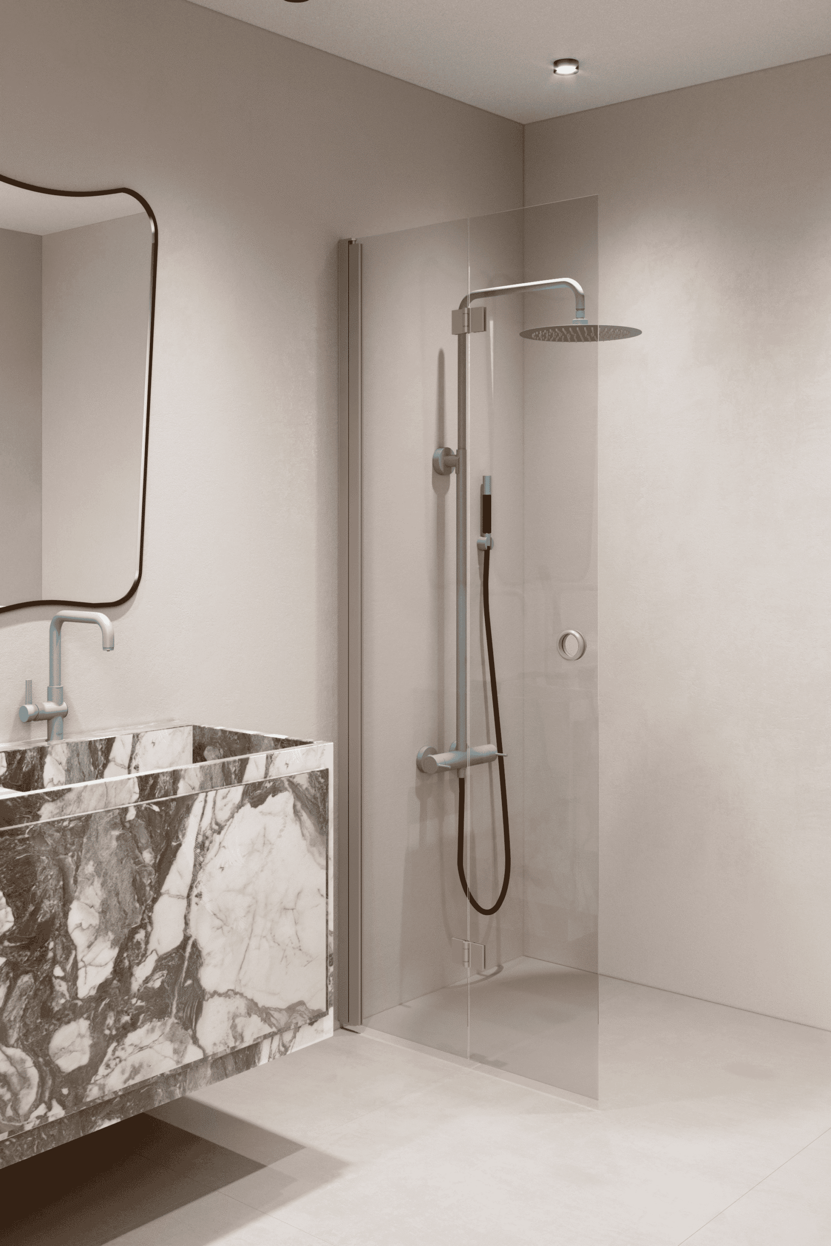 Folding shower screen Hietakari Forma 303 – 6