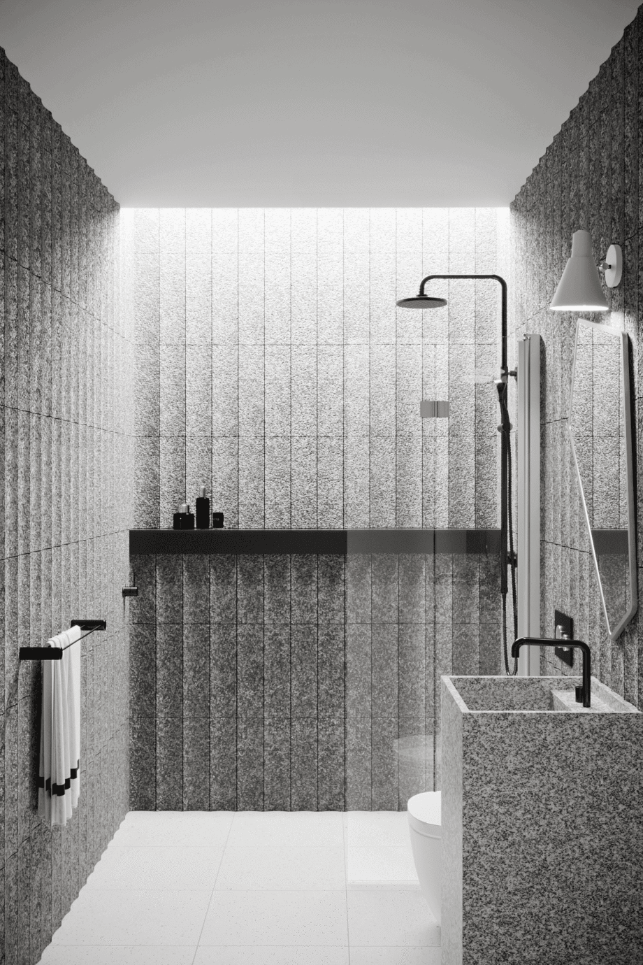 Folding shower screen Hietakari Infinia 213 – view 4 Folding shower screen Hietakari Infinia 213 – 4