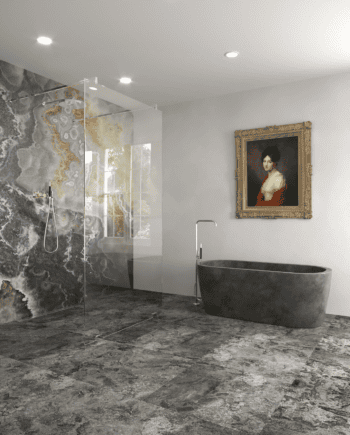 Walk-in shower screen Hietakari Vetro 556, chrome fittings, clear glass