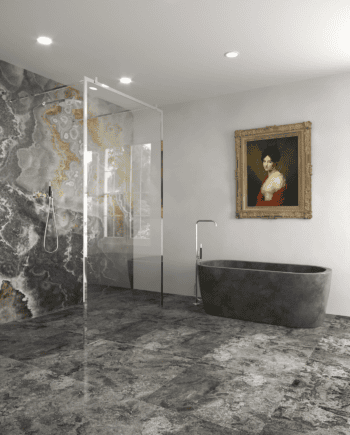 Walk-in shower screen Hietakari Vetro 557, chrome fittings, clear glass