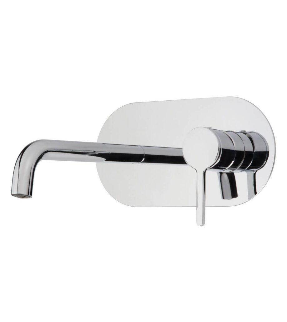 Wall-mounted basin mixer Emmevi Filobrass 85055, single plate, chrome Wall-mounted basin mixer Emmevi Filobrass 85055, single plate