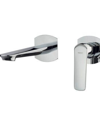 Wall-mounted basin mixer Emmevi Stele 99155, separate rosettes